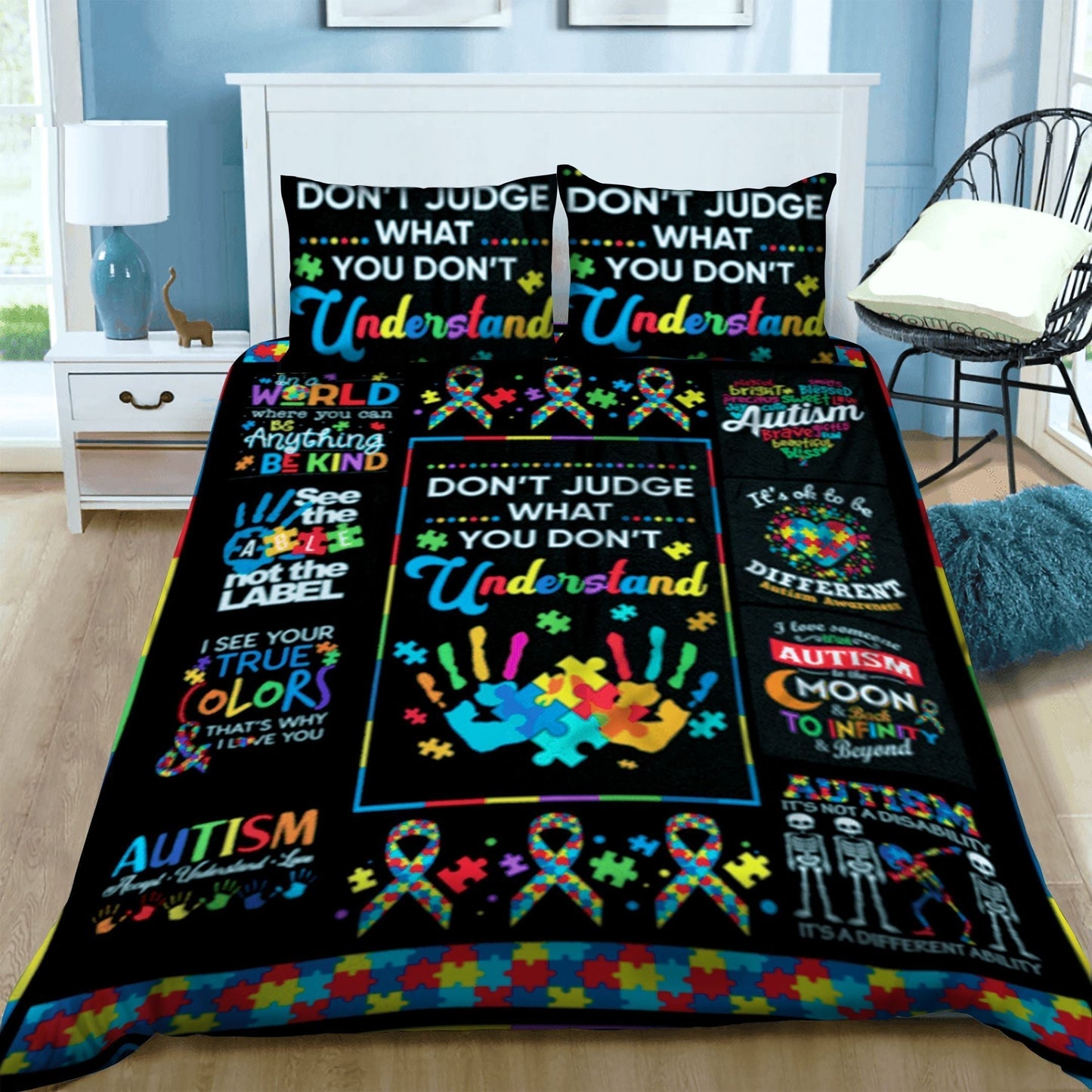 Autism Awareness Quilt Set 0921