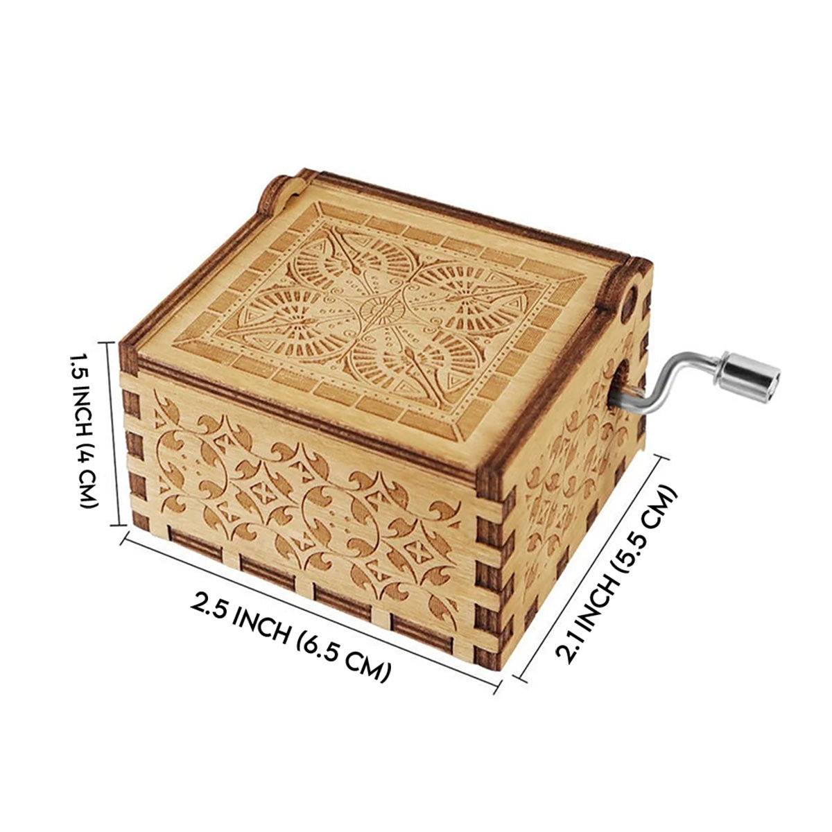 Mom I've Loved You - Personalized Mother's Day Mother Hand Crank Music Box