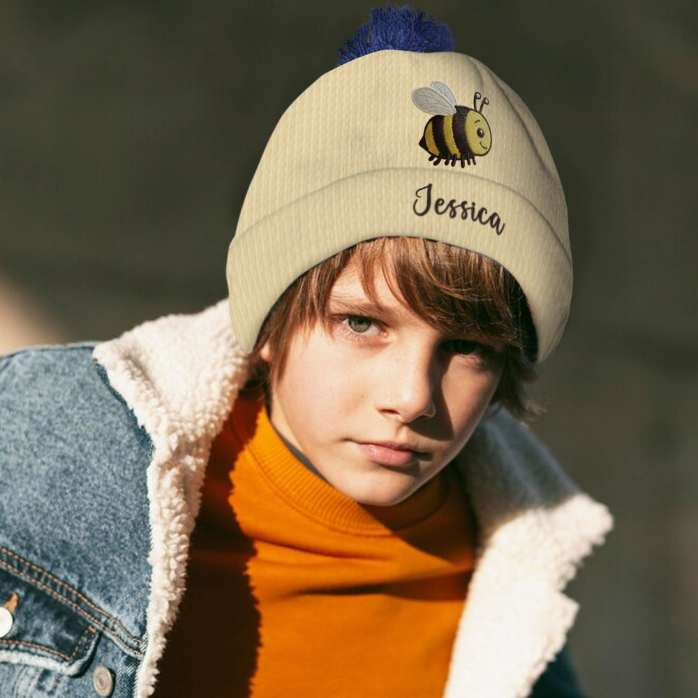 Love Bees - Personalized Bee Beanie Hat