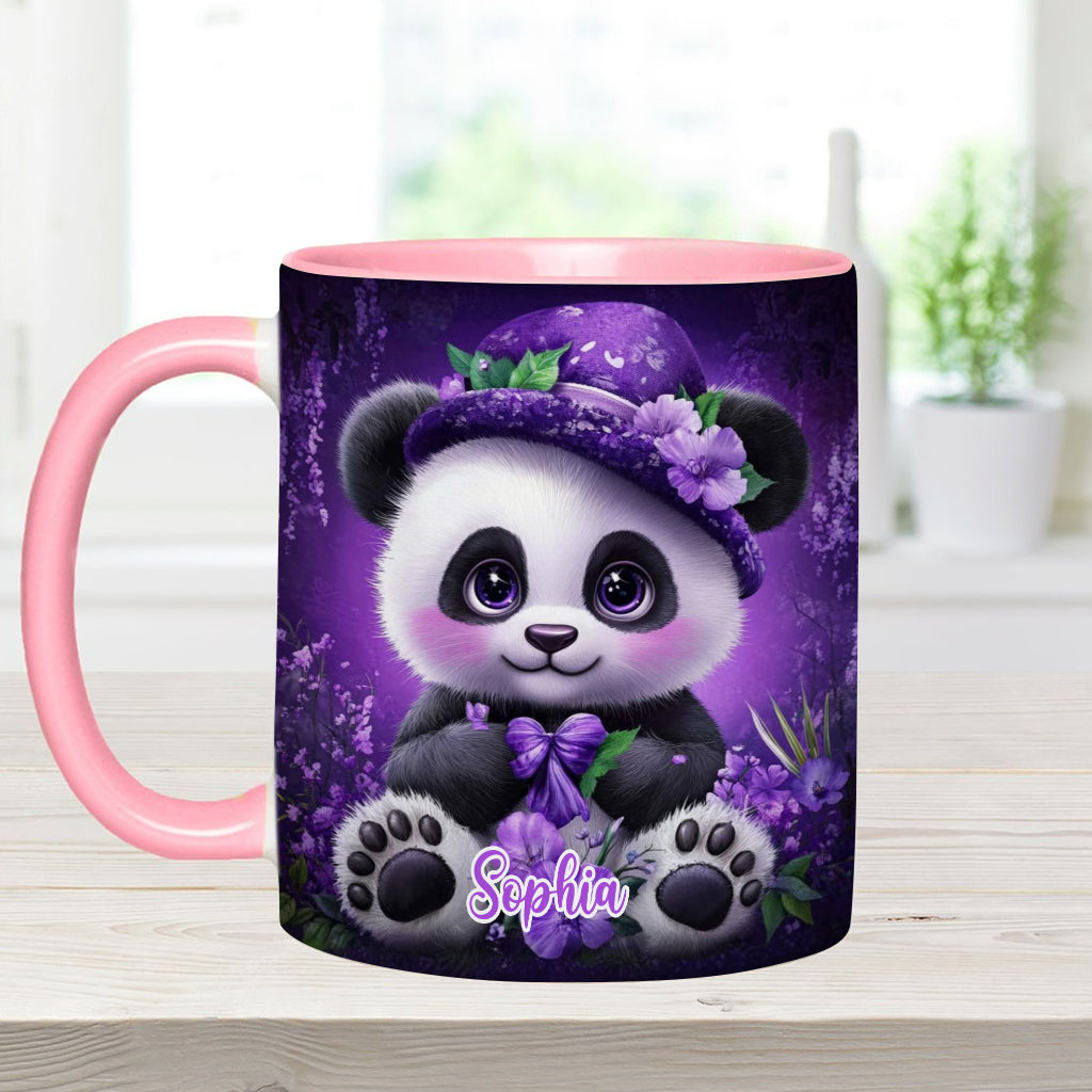 Cute Panda - Personalized Panda Lover Accent Mug