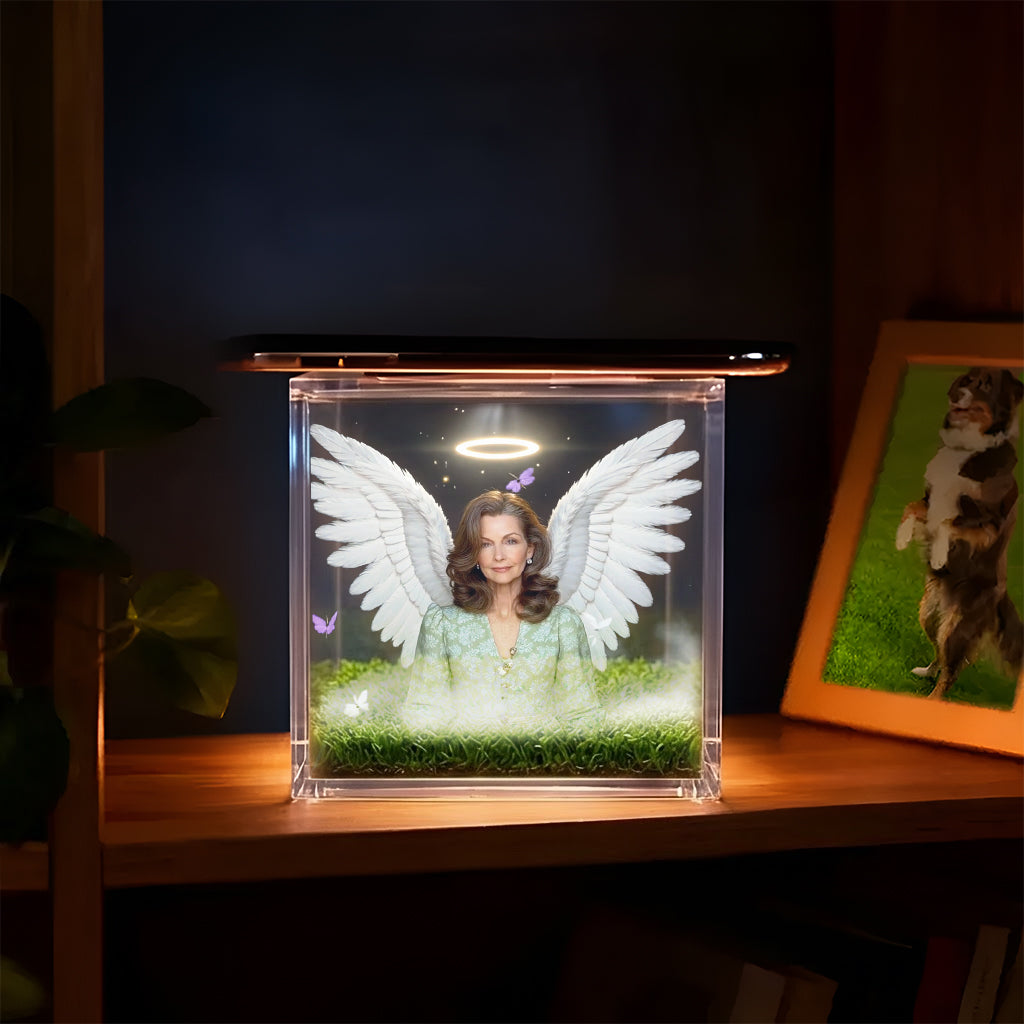 Custom Any Photo Always With You - Personalized Memorial 3D Memory Box
