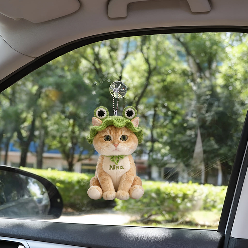Always By My Side - Personalized Cat Plush Keychain