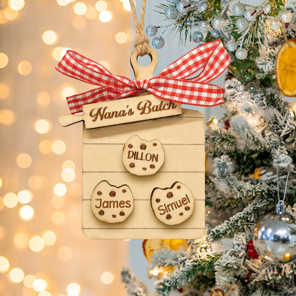 Grandma/Gigi/Nana's Batch - Personalized Grandma Family Gift Ornament