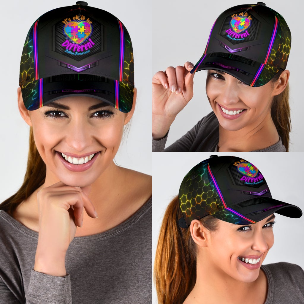 It'S Ok To Be Different Autism - Autism Awareness Classic Cap 0921
