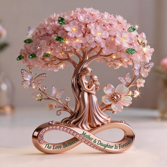 Love Between Mother & Daughter Is Forever - Personalized Mother Custom Shaped Acrylic Plaque