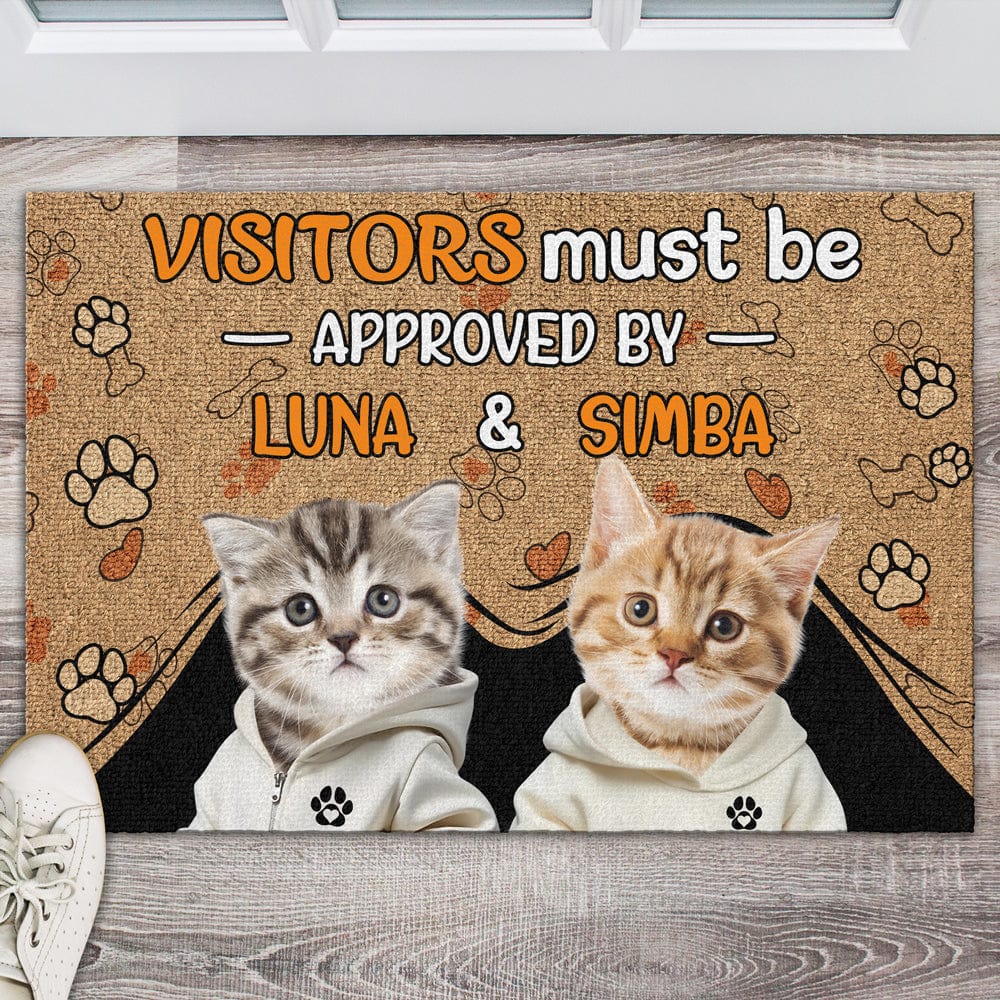 Personalized Dog Lovers Doormat - Custom Entrance Mat