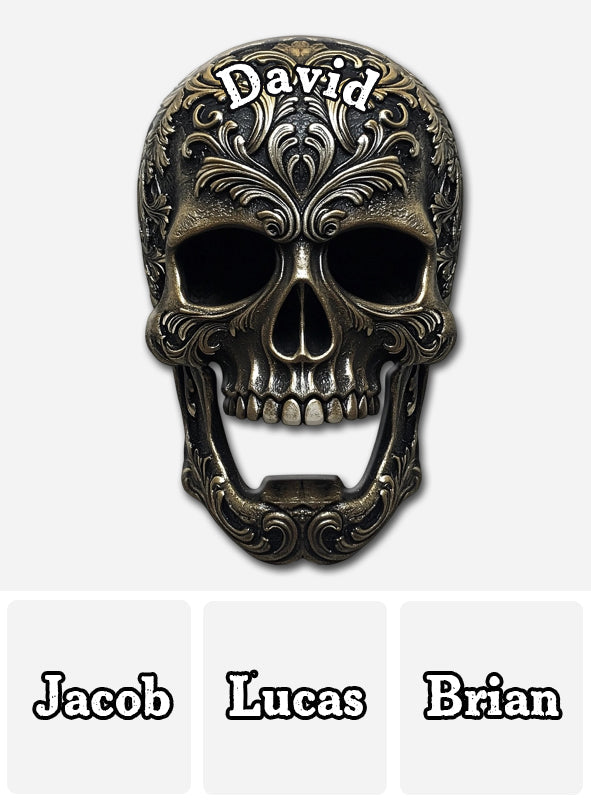 Cool Skull Bottle Opener - Personalized Beer Bottle Opener