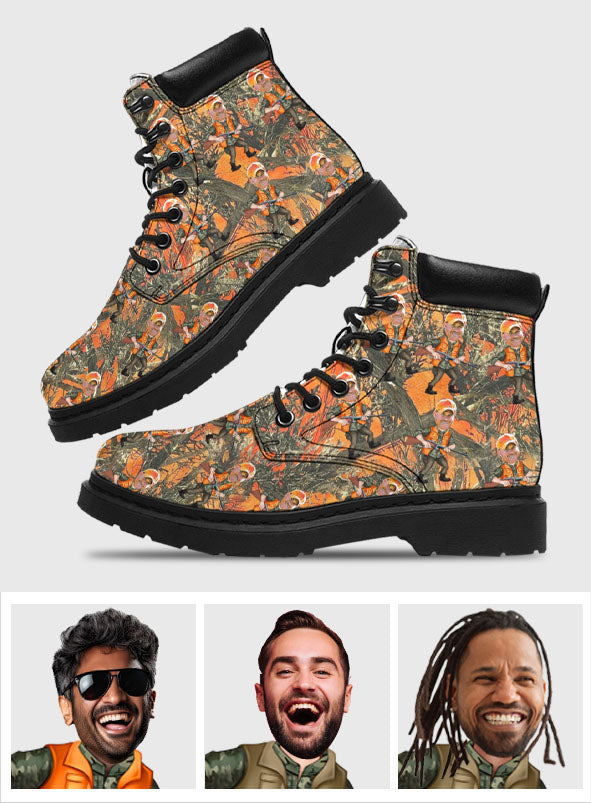 Photo Inserted Hunter - Personalized Hunting All Season Boots