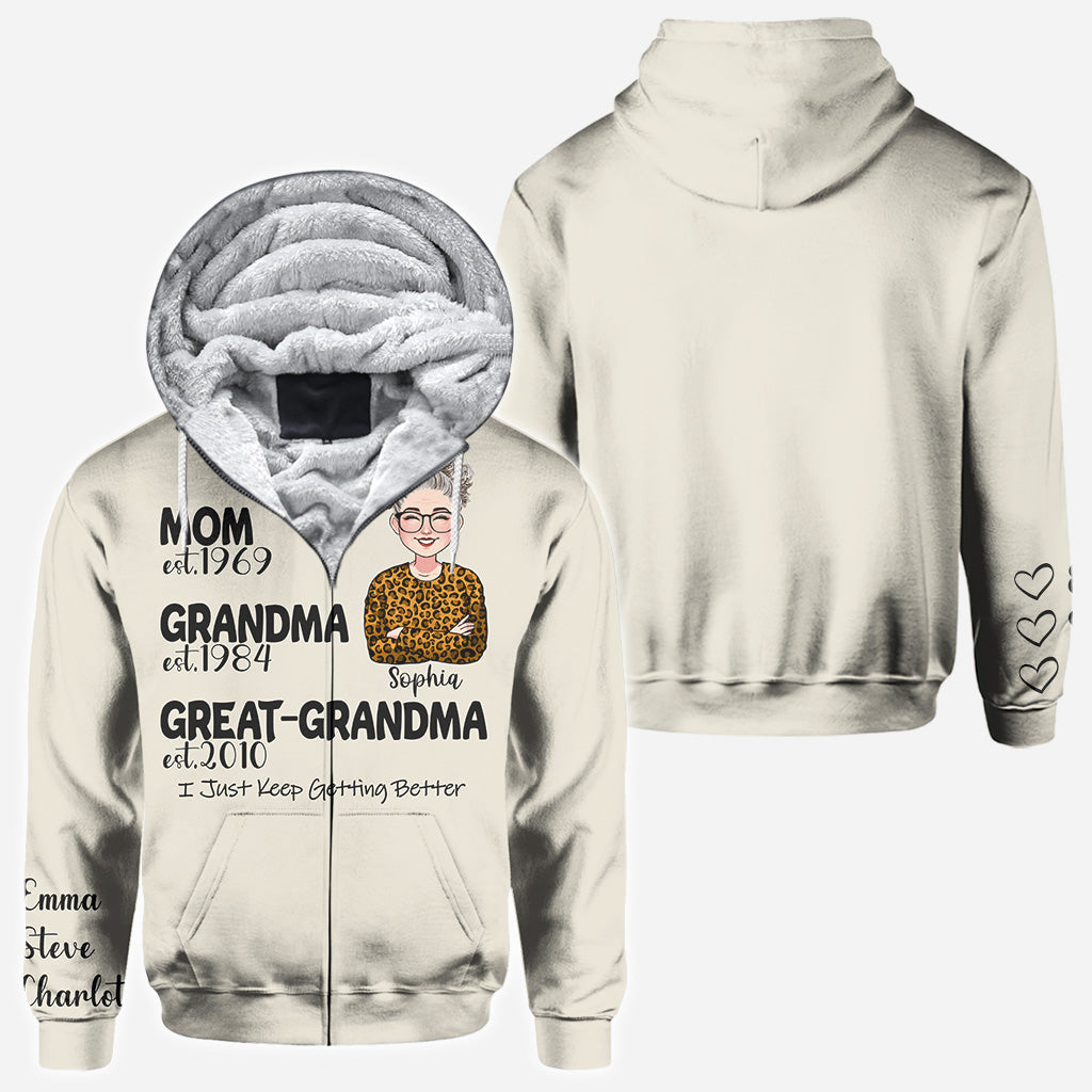 Mom Grandma Great Grandma - Gift for grandma - Personalized All Over Shirt