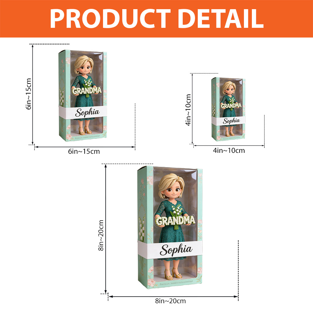 Custom Any Photo Gift For Grandma/Mom - Personalized Grandma Custom Shaped Acrylic Plaque