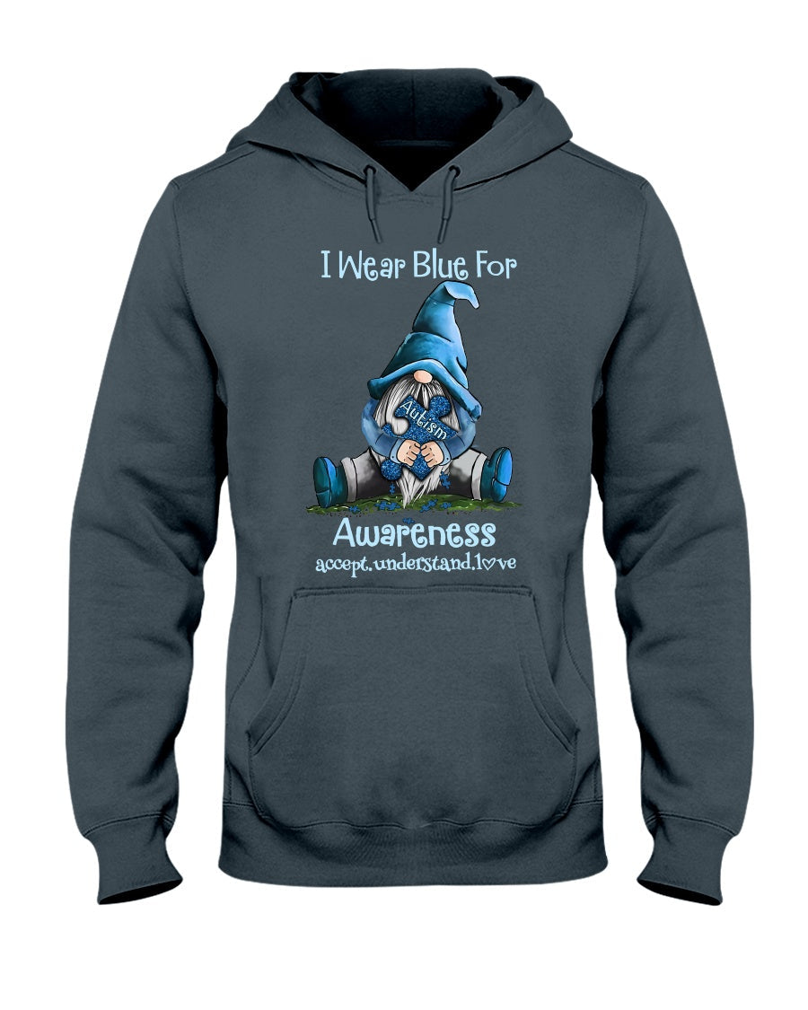I Wear Blue For Autism Awareness - T-shirt and Hoodie 0520