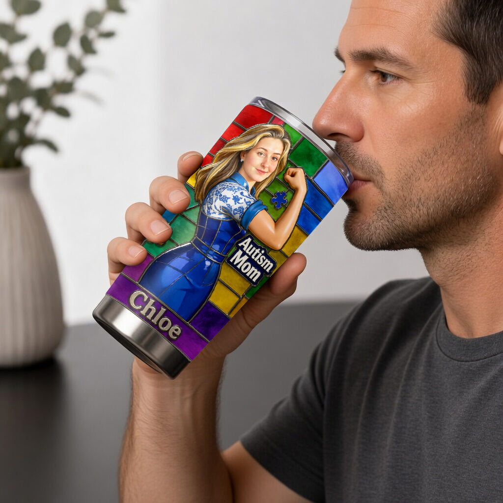 Autism Awareness - Personalized Autism Awareness Tumbler