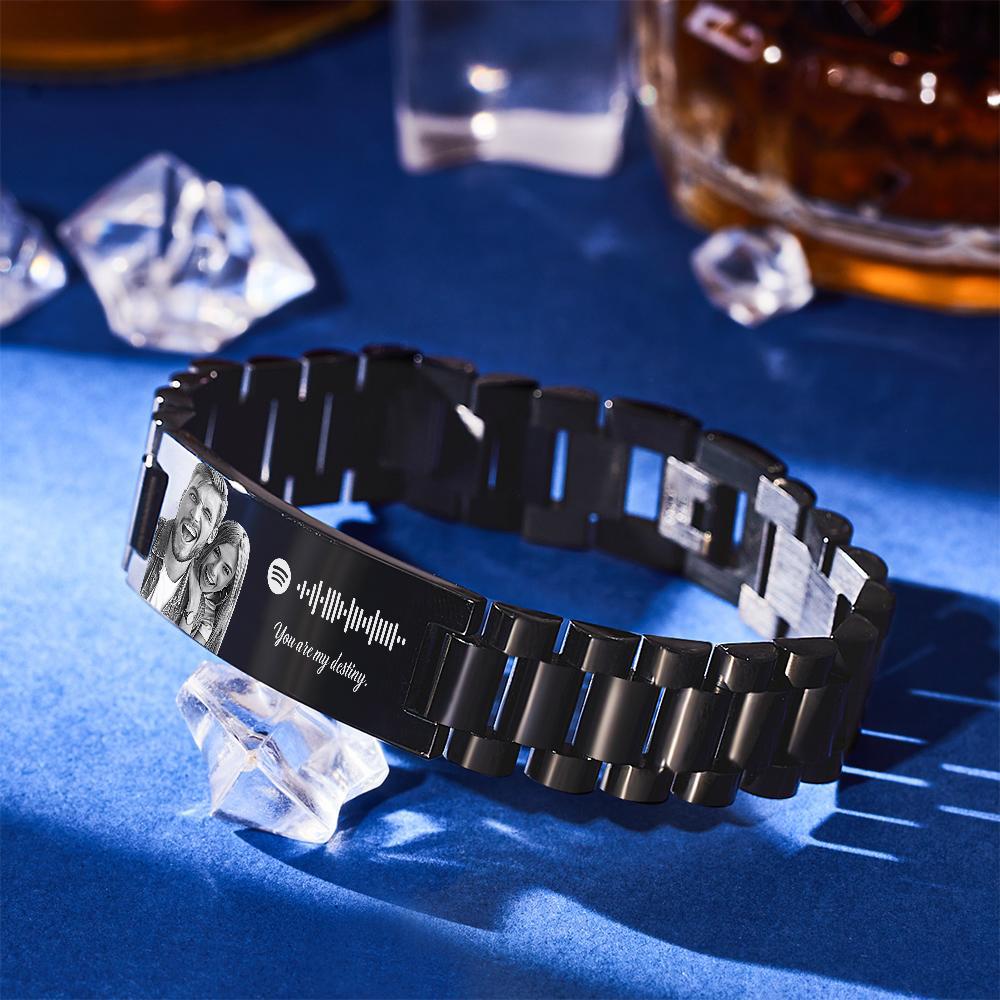 Our Song - Personalized Couple Spotify Code Bracelet