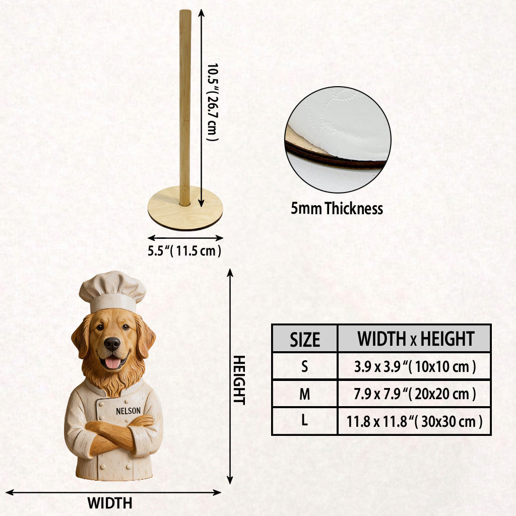 Kitchen Boss - Personalized Dog Paper Towel Stand