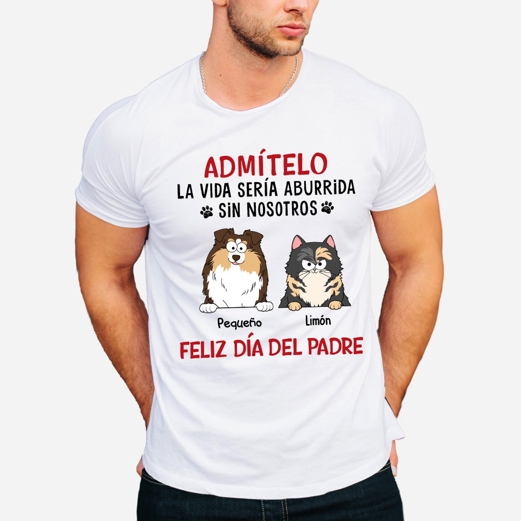 La Vida Sería Aburrida Sin Mí - Personalized Dog T-shirt And Hoodie