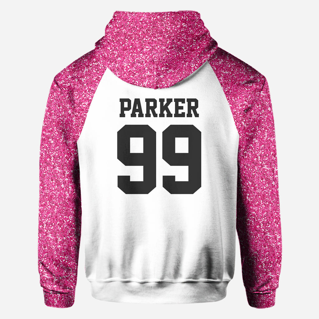 Football Mom Croquette - Personalized Football All Over Shirt