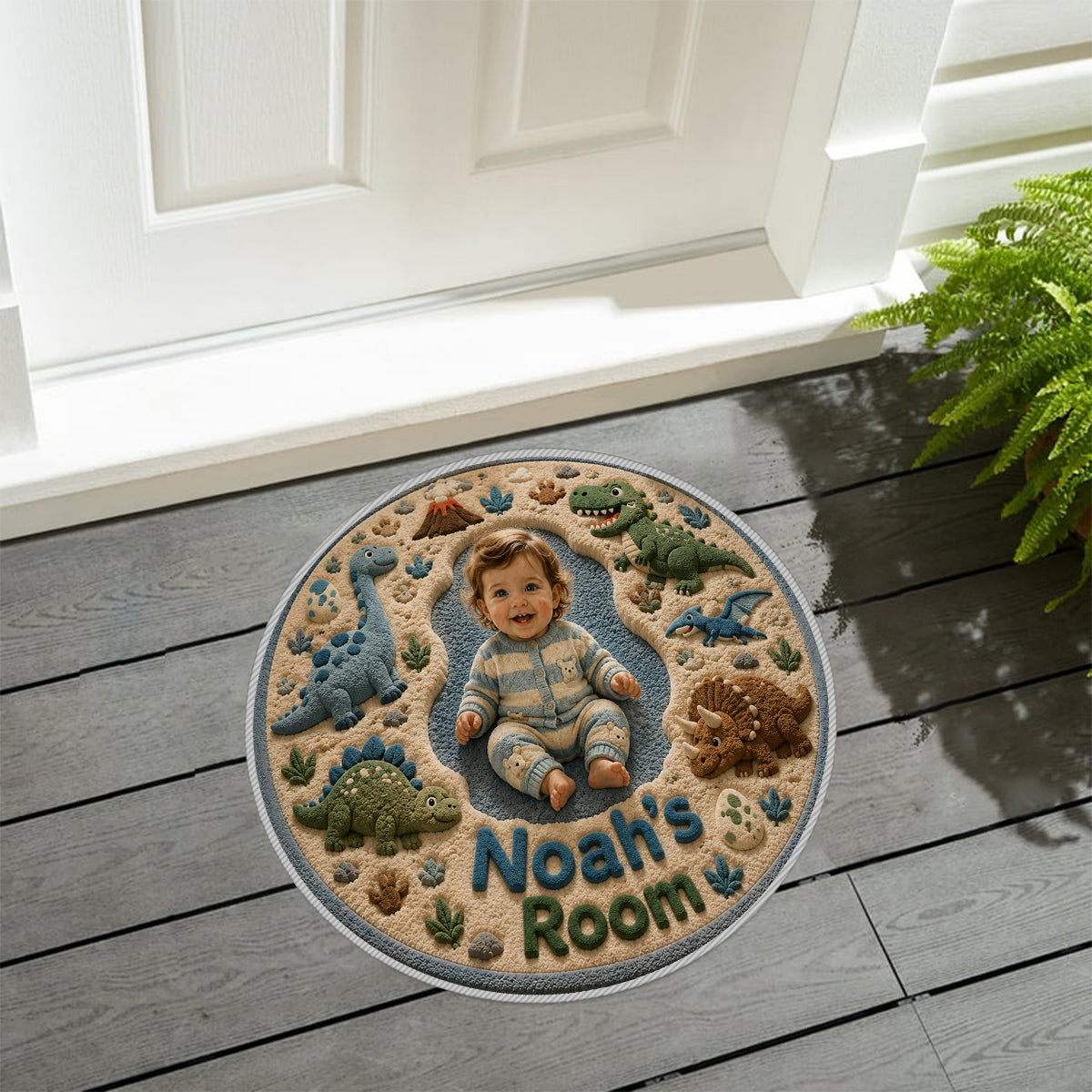 Any Photo Perfect Gift For Kids - Personalized Kid Non-Slip Tufted Rug