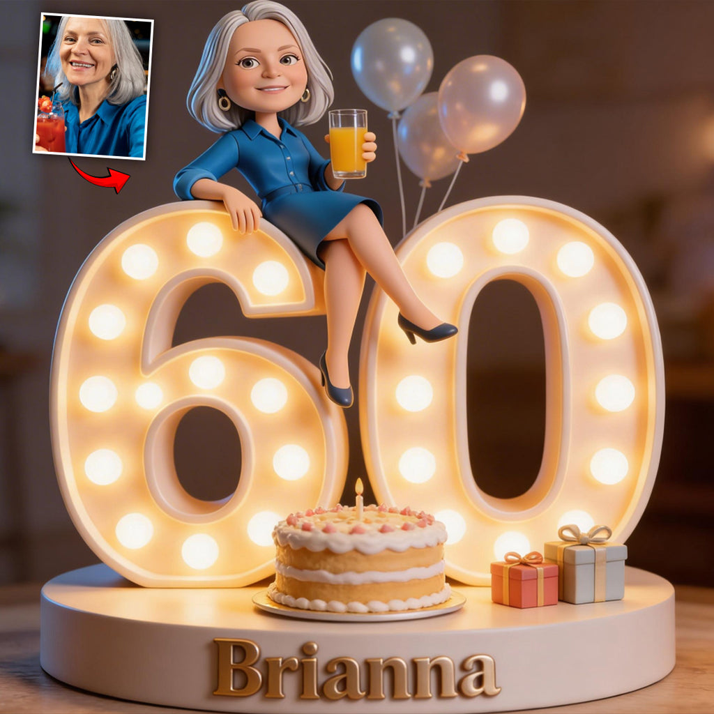 Any Drink, Custom Frome Photo - Personalized Birthday Custom Shaped Acrylic Plaque