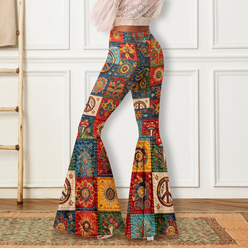 Hippie Soul - Personalized Hippie Flare Leggings