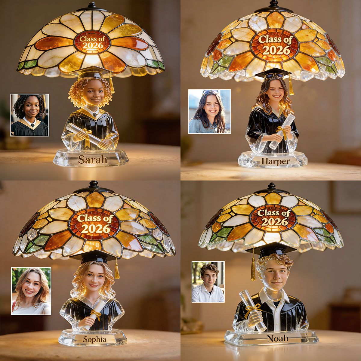 Custom Any Photo - Personalized Graduation Acrylic LED Night Light