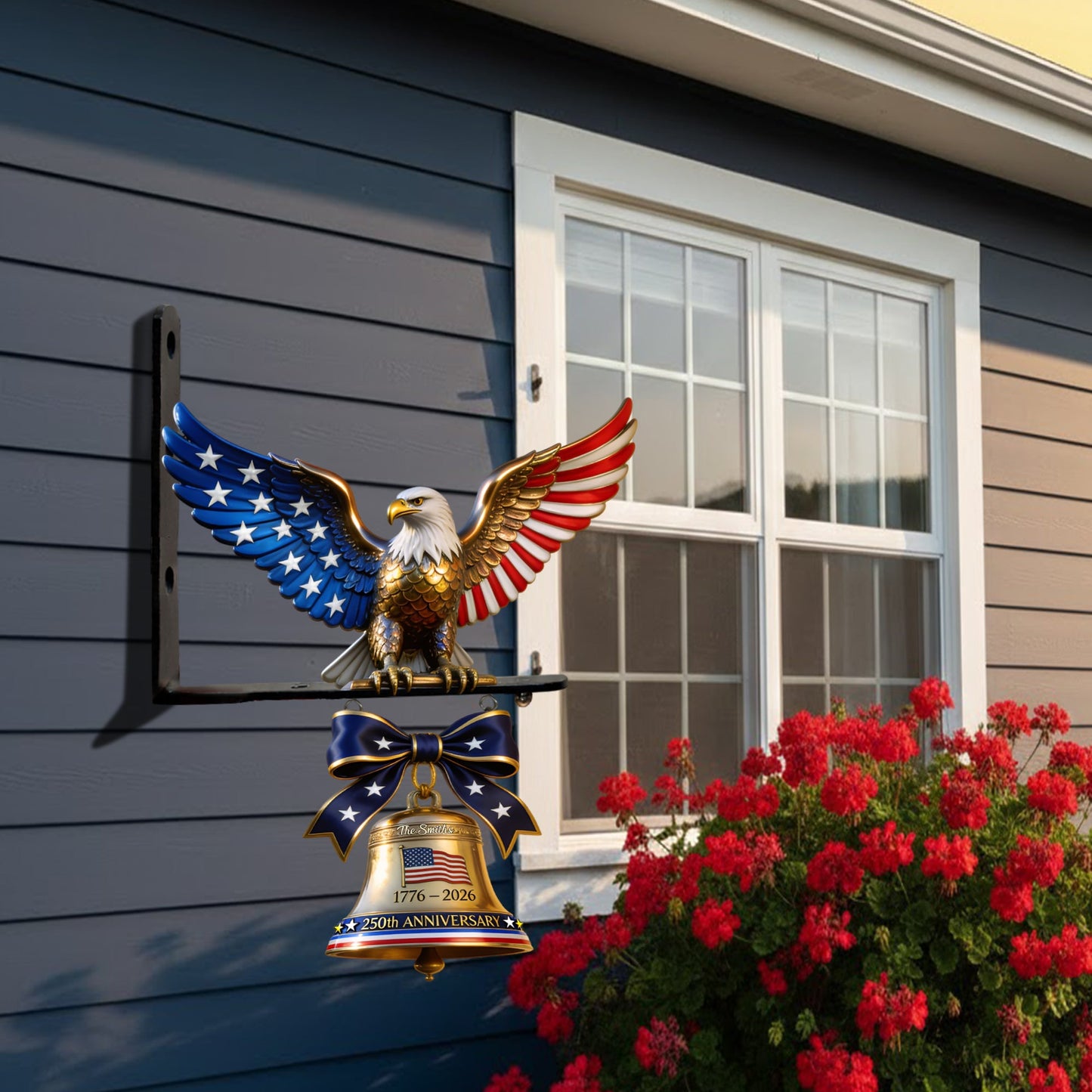 250 Years Of America - Personalized Patriot Wooden Wall Mount Sign