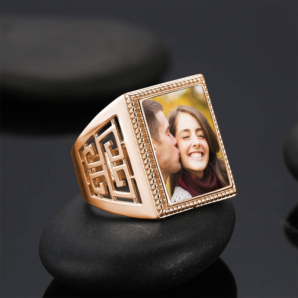 Vintage Square Photo - Personalized Vintage Square Photo