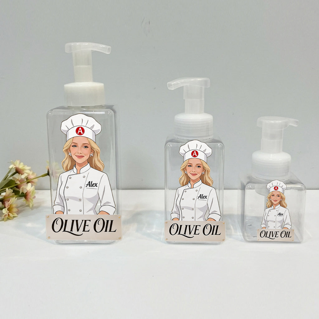 Kitchen Dispenser Custom For Cooking Lovers - Personalized Cooking Pump Dispenser