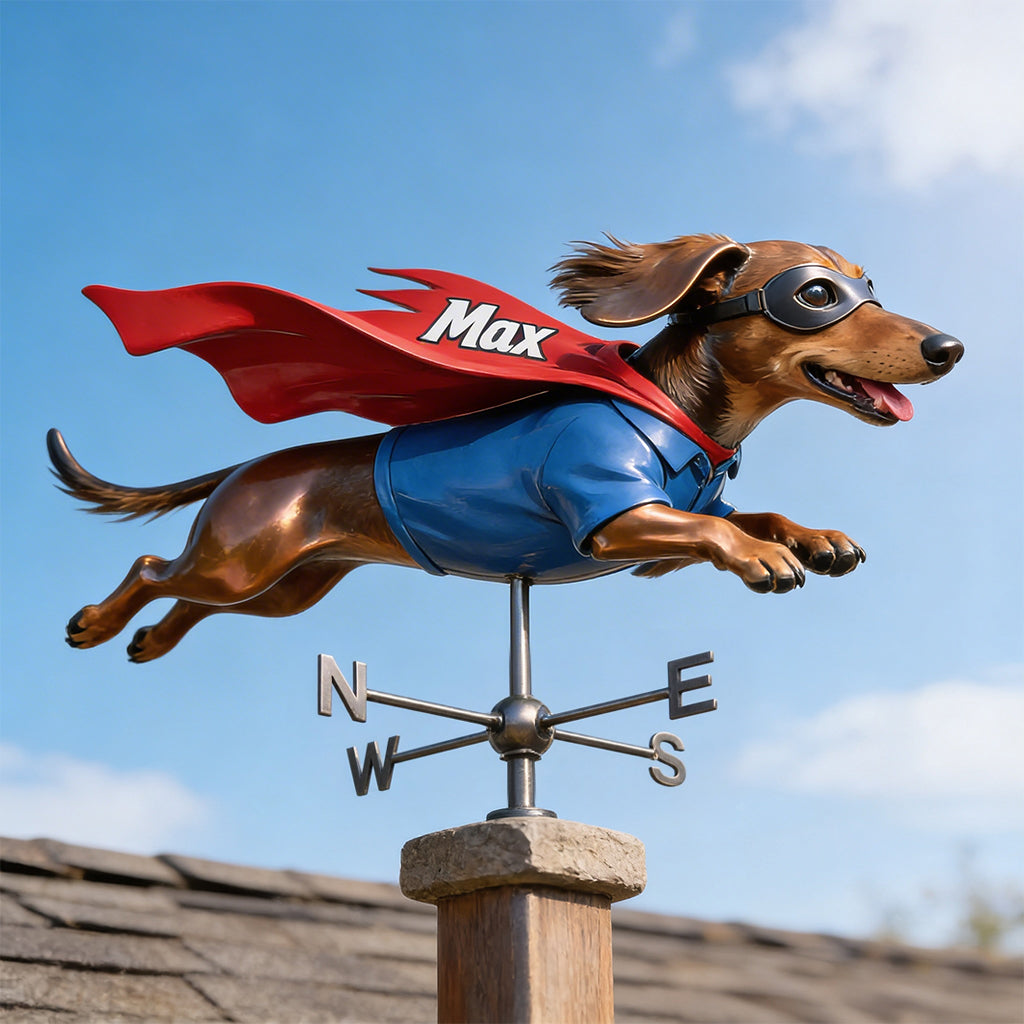 Custom Any Photo - Personalized Dog Weather Vane