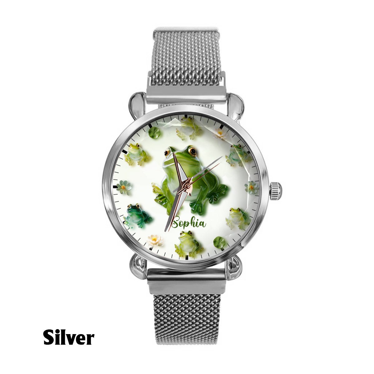 Just A Girl Who Loves Frogs - Personalized Frog Women Hand Watch