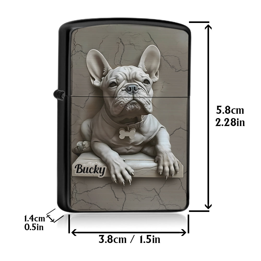 French Bulldog - Personalized French Bulldog Lighter