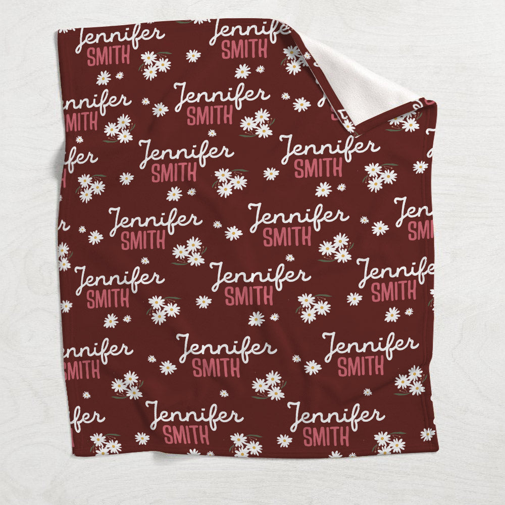 Daisy Custom Name - Personalized Bestie Blanket