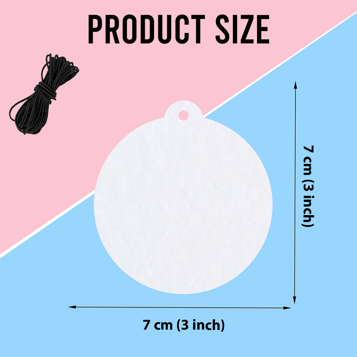 Because The Kitty Farted - Personalized Cat Circle Air Freshener