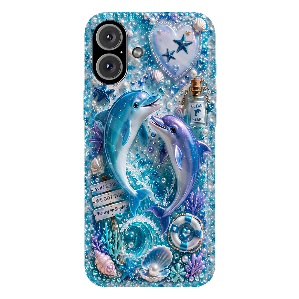 I'm Yours - Personalized Dolphin Full Print Phone Case