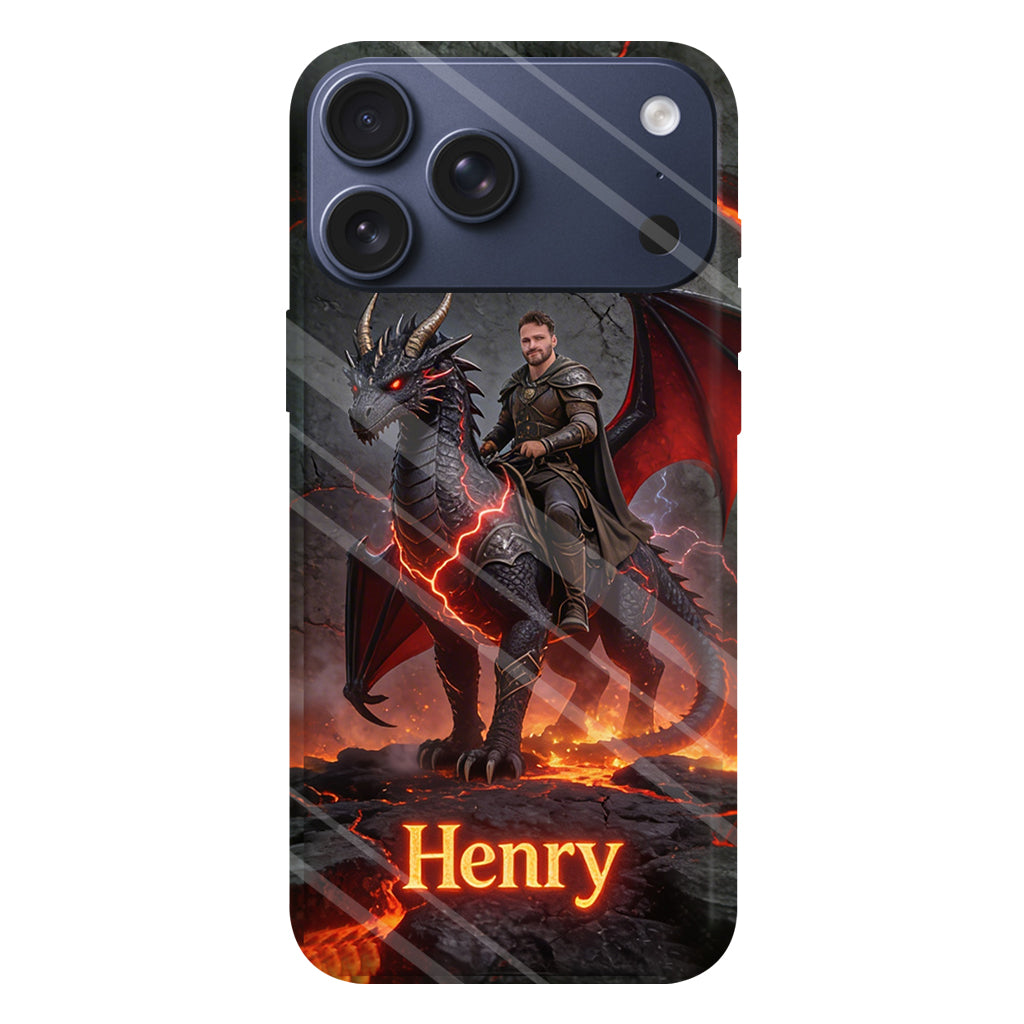 Flying With The Dragon - Personalized Dragon Full Print Phone Case