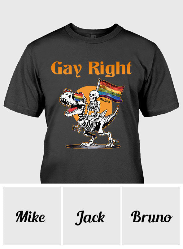 Gay Right - Personalized LGBT Support T-shirt And Hoodie