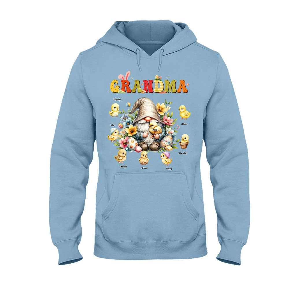 Gift For Grandma Easter Gnome - Personalized Grandma T-shirt And Hoodie