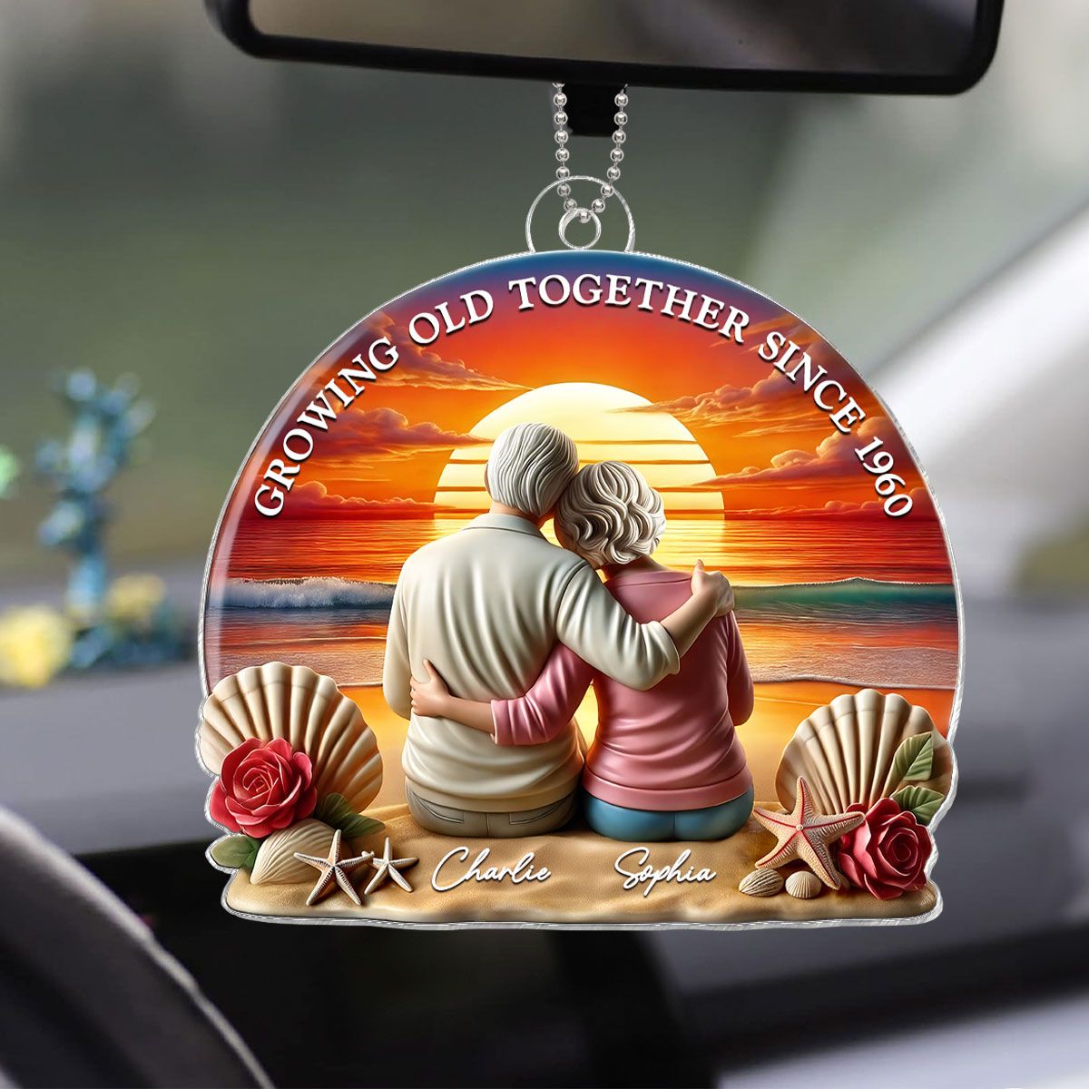 Custom Ornament for Senior Couples - A Heartwarming Gift of Love