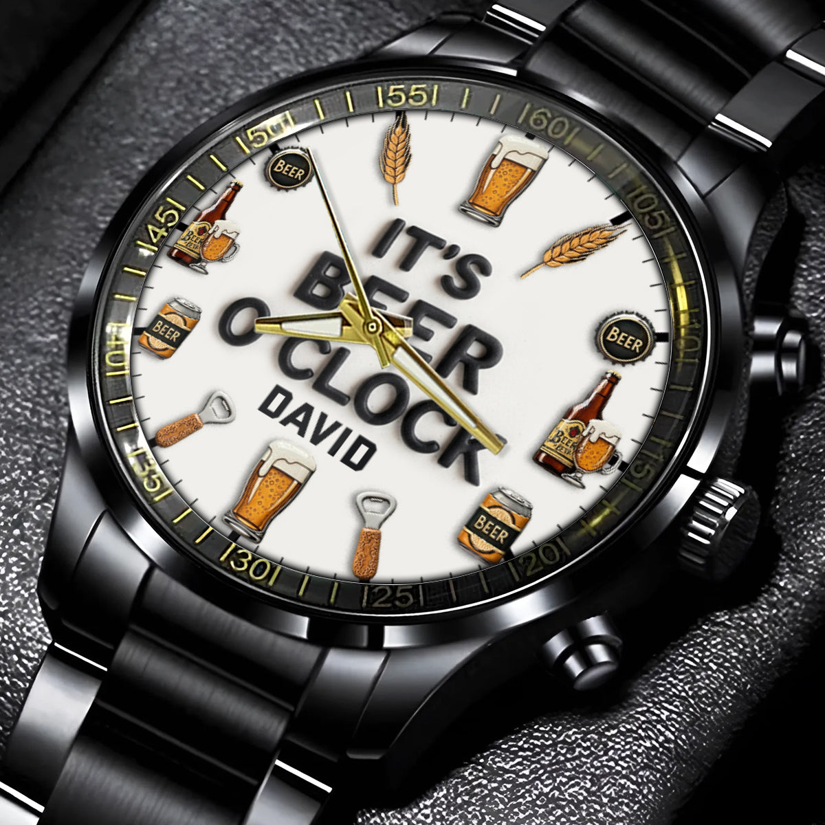 It's Beer Time - Personalized Beer Hand Watch
