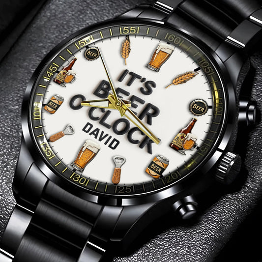 It's Beer Time - Personalized Beer Hand Watch