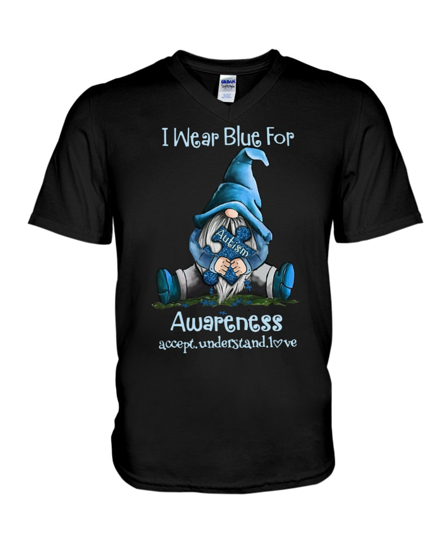 I Wear Blue For Autism Awareness - T-shirt and Hoodie 0921