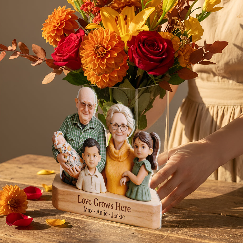 Grandma's Garden - Personalized Grandma Acrylic Pot