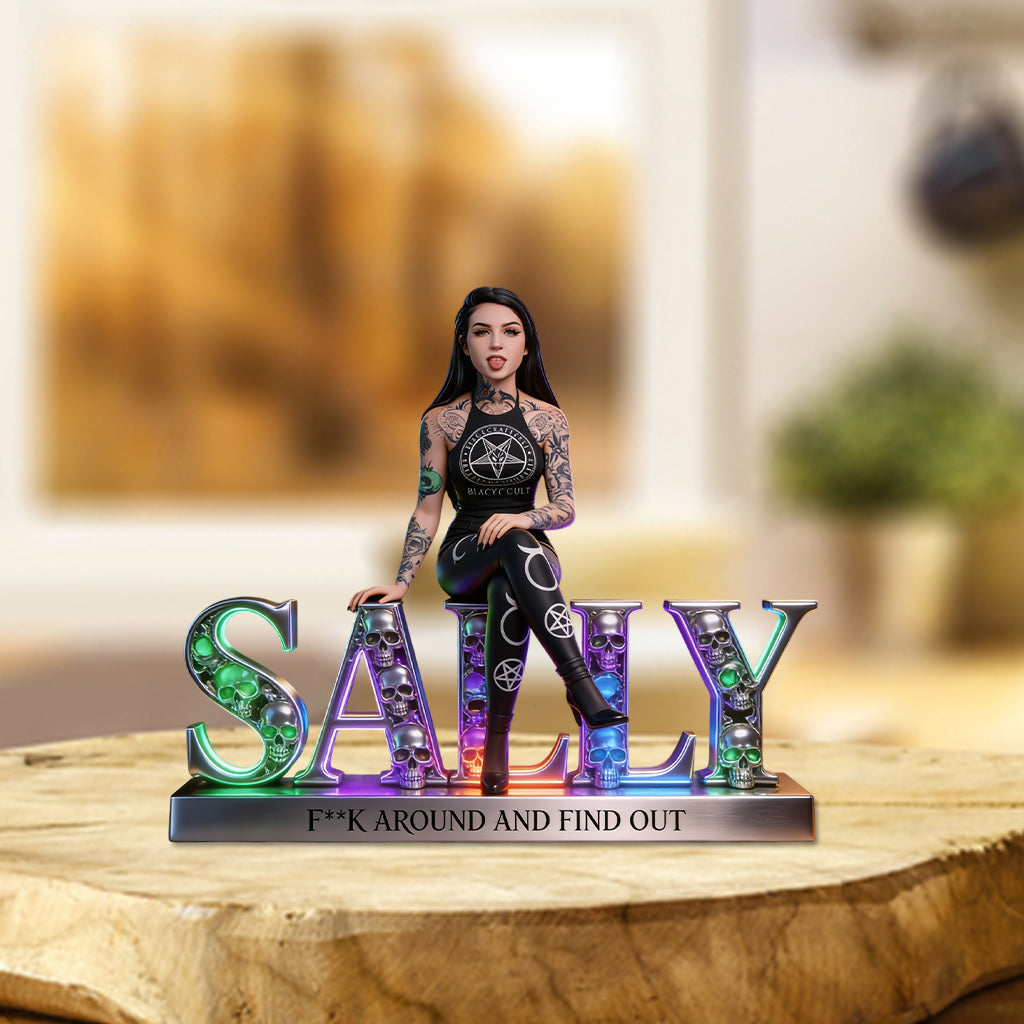 Custom Any Photo - Personalized Skull Custom Shaped Acrylic Plaque
