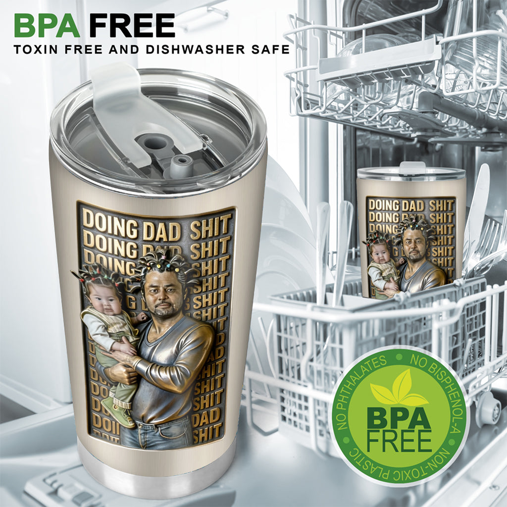 Funny Dad Gifts - Personalized Father Tumbler With Gift Box