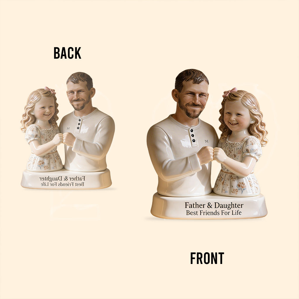 Eternal Bond - Personalized Father Custom Shaped Acrylic Plaque