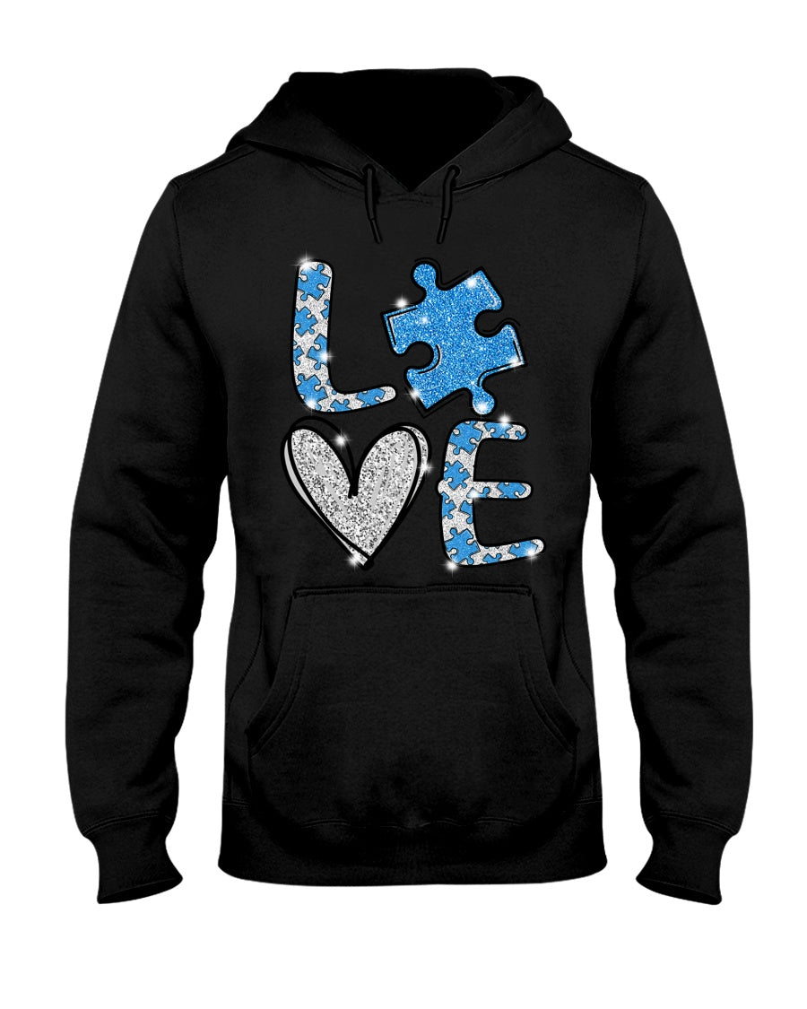 Love - Autism Awareness T-shirt and Hoodie 0921