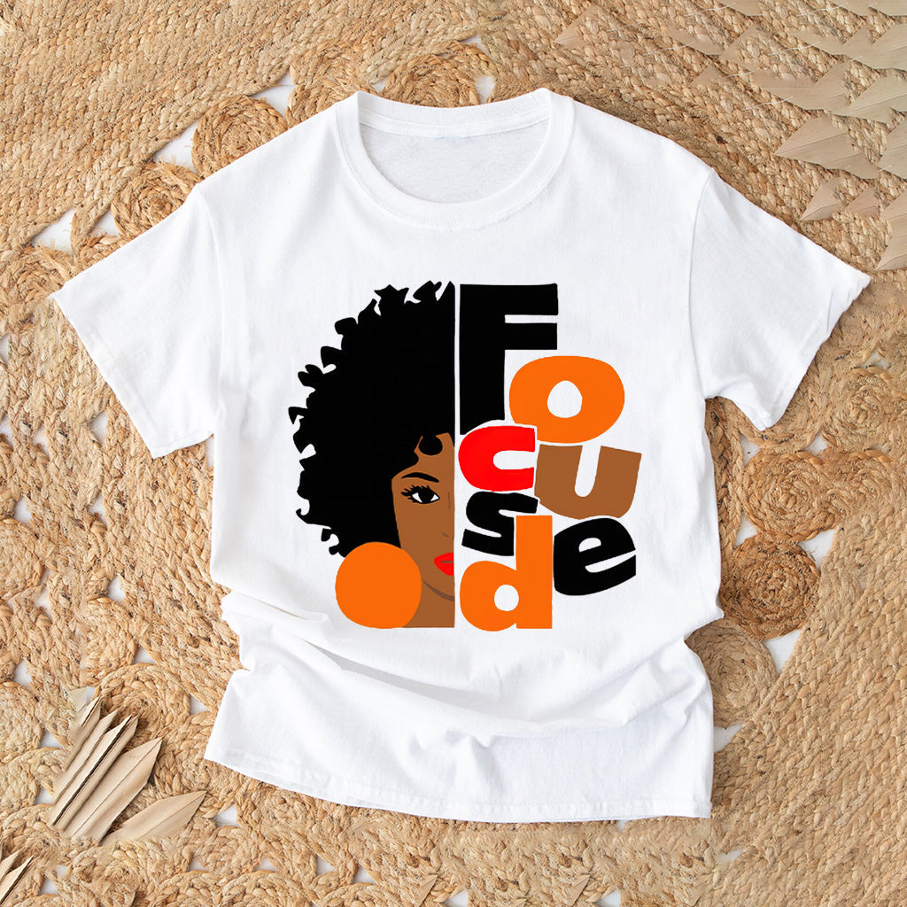 Focused - African American T-shirt And Hoodie