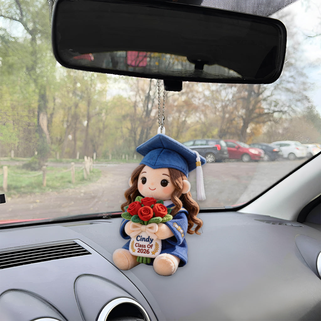 Class Of 2026 - Personalized Graduation Plush Keychain