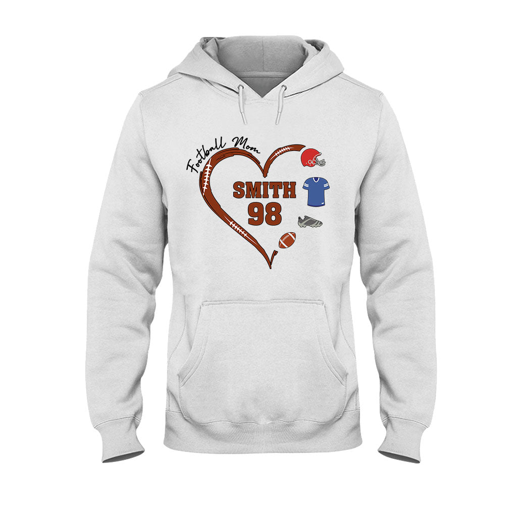 Football Mom - Personalized Football T-shirt And Hoodie