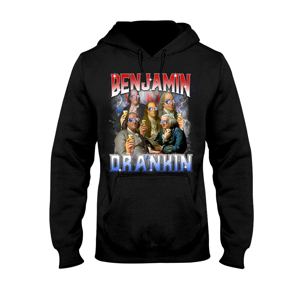Benjamin Drankin Bootleg Rap Vintage Style - Patriot T-shirt And Hoodie