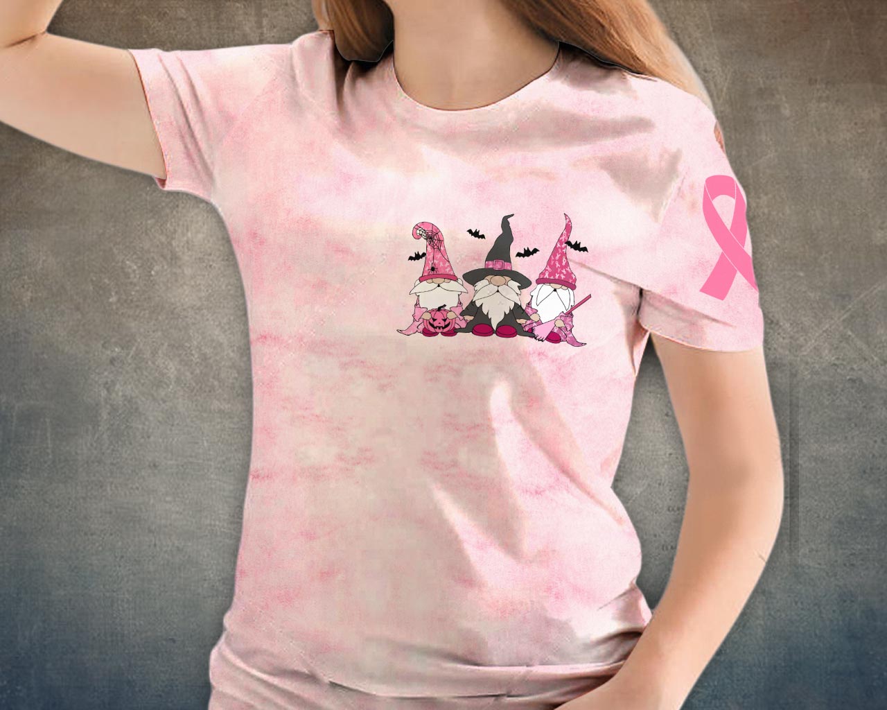In October We Wear Pink - Breast Cancer Awareness All Over Print T-All Over T-shirt and Hoodie